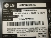 Wstążka podświetlenia matrycy LG 49NANO816NA 49 cali 4K