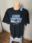 Manchester City League Champions 2012 official merch t-shirt XXL granatowa