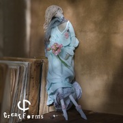 Lalka tilda z mechaniczną pozytywką, dekoracja, prezent