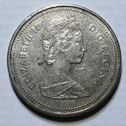 5 cents 1989 bez znaku menniczego Elżbieta II Kanada
