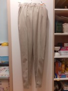 Nowe beżowe spodnie dziewczęce