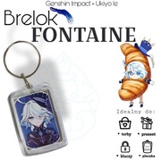 Brelok z anime gry Genshin Impact do wyboru Fontaine Furina Lyney Ferminet