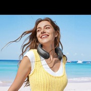 Wentylator na Szyję 3 Prędkości 6000 mAh Przenośne Chłodzenie 360°