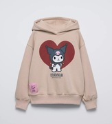 SUPER BLUZA ZARA Z KAPTUREM, KUROMI, 148, 89 ZŁ OKAZA