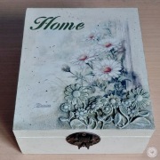 Pudełko na herbatę shabby chic