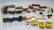 Kondensatory 52szt. MIFLEX ELWA różne modele zestaw New Old Stock NOS 