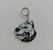 Breloczek do kluczy bulterier, pitbull, amstaff