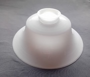Klosz do lampy art deco, szkło warstwowe. 