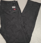 Wr) LEVI'S oryginalne spodnie materiałowe Roz.33/32