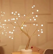 Lampka LED Bonsai Wiśnia Stołowa Dotyk USB / Baterie Dekoracja