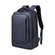 Męski plecak na laptop ze złączem USB wodoodporny granatowy