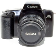 Canon EOS 1000F plus Sigma 28-80mm Macro. Zestaw.