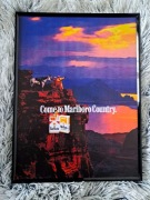 Plakat w ramce 30x40 Marlboro Country Vintage 