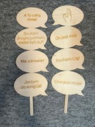 NAPISY DO ZDJĘĆ FOTOBUDKI - 16 sztuk komplet