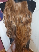 Peruka treska z gumką i klipsami 51 cm długość 