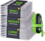 18 sztuk worków próżniowych do podróży z pompą USB