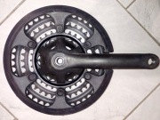 Unikatowa korba rowerowa 4-rzędowa 170mm – Kwadrat | Mega Zakres