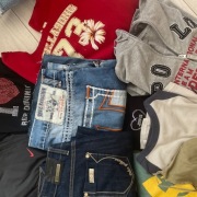 paczka vintage ubran