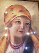 Portret kobiety - stary obraz 