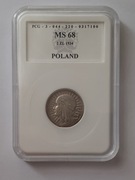 2 złote 1934 r. GŁOWA KOBIETY PCG MS68