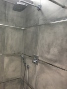 Listwy dekoracyjne, dekor srebrny, nowoczesne łazienki, Bonie srebrne