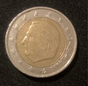 Belgia. 2 euro. 2007 rok. Albert II. 