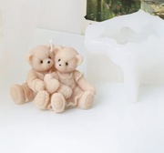 MISIA MIŁOŚĆ Walentynki forma silikonowa 5*8.5 do Świec Wosku Odlewów 