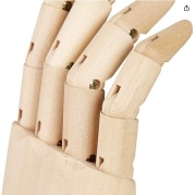 ręka drewniana,wielo funkcyjna