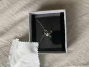 Naszyjnik srebrny 925 literka R