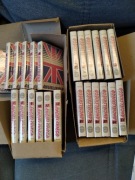 Kurs języka angielskiego na kasetach z literaturą kasety 24 sztuki+ książki