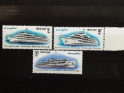 ZSRR Mi. Nr. 5714-5716** 1987r. Flota Rzeczna ZSRR