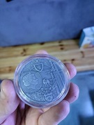 Moneta Wiedźmin Czas Pogardy 5$ 2oz Ag limitowana