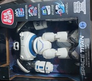 Robot interaktywny Space Titan, programowalny, z pilotem, strzelający
