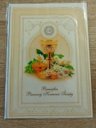 Kartka karnet komunijny A5 rozkładany Komunia Św.