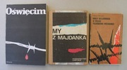 1093 Zestaw 3 Książek : Oświęcim My z Majdanka Obozy hitlerowskie w Polsce