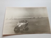 Motorówka "Calac" w nieznanym porcie. Lata 50-60te