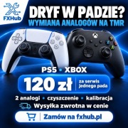 Naprawa pada PS5 DualSense – wymiana 2 analogów na TMR