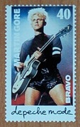 Martin Gore / Depeche Mode - znaczek pocztowy z czasopisma BRAVO z 1988r