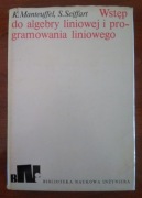 BNI Wstęp do algebry liniowej i programowania lin.