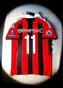 (S) Zlatan Ibrahimović #11 AC Milan 2012/2013 Nowa Jersey Domowa T-shirt