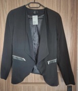Czarny żakiet  H&M rozmiar 40