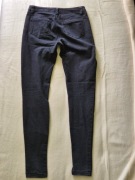 Szare skinny jeansy 36