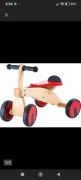 Jeździk Small Foot drewniany Czarny, Czerwony