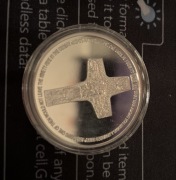 Papież Franciszek na pięknej monecie