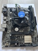 Intel I5-6400 i płyta główna Asus H110M-K i zdjęcie certyfikatu win10 