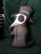 Plague Doctor maskotka poduszka  Dr.Plaga 