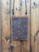 SKÓRZANA saszetka na telefon | portfel | akcesoria | kartownik | HANDMADE