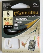 Haczyki z przyponami Kamatsu Tomaru Feeder 8/0,16mm