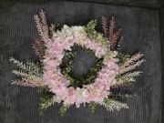 Wianek wiosenny na drzwi dekoracja do domu 70cm