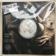 Moneta Big Five Nosorożec 2020